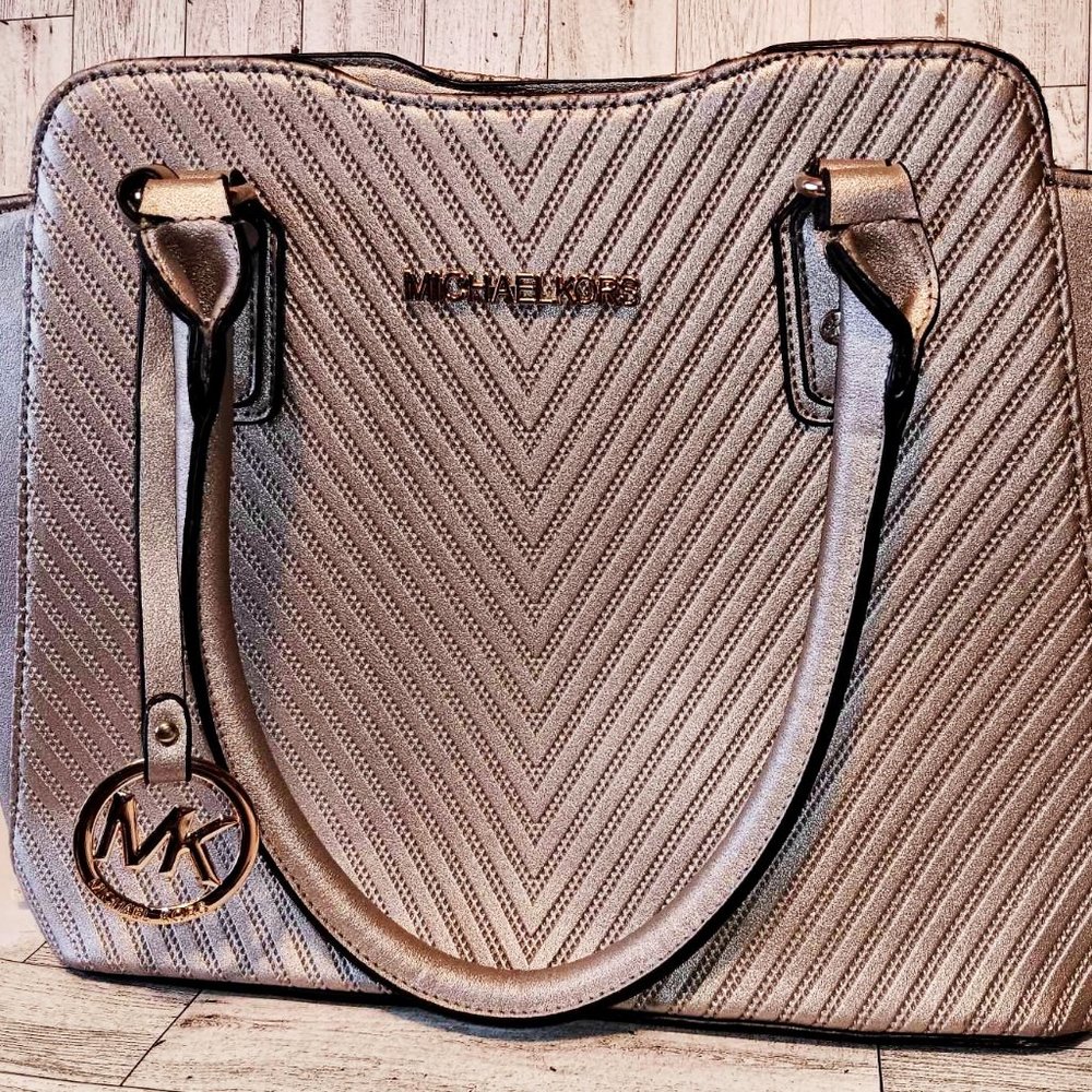 Michael Kors Large Silver Bag